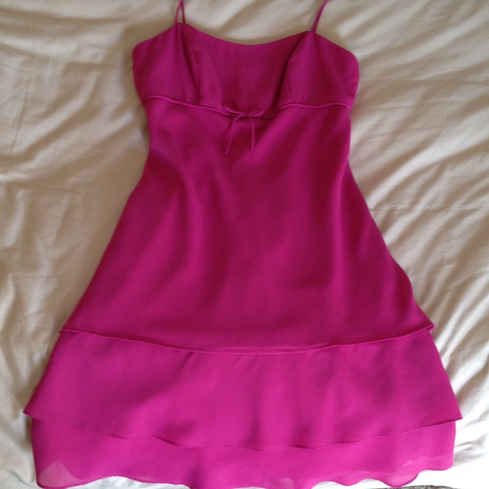 Pink David's Bridal dress size 8